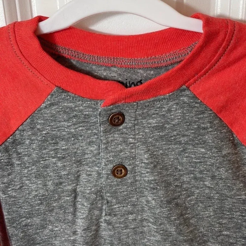 Jumping Beans Baby Boys Size FALL Henley Long Sleeve Shirt Bundle Size 12 Months - Picture 11 of 12